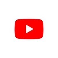 the youtube logo on a white background